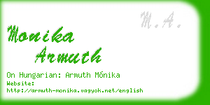 monika armuth business card